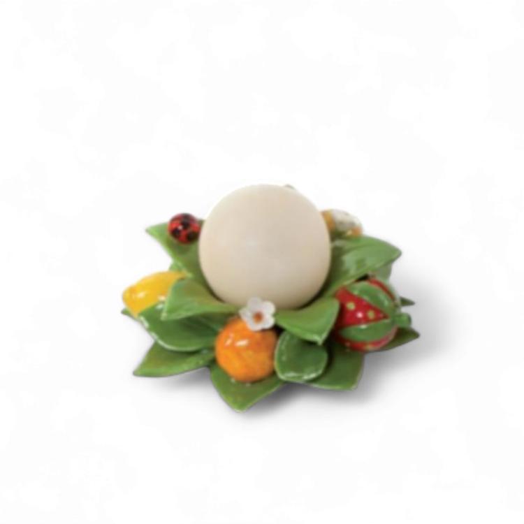 Gli Alberelli Porta Candele Fiori e Frutta 0148 xx - cm 12 