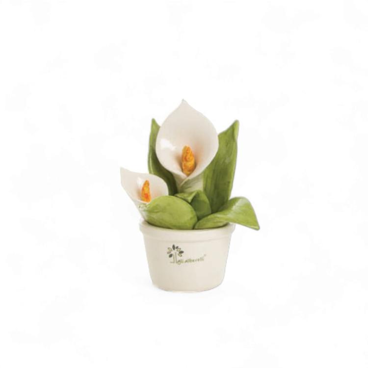 Gli Alberelli Profumine Le Profumotte Cm 12X14 in Ceramica di Capodimonte Made In Italy 0160 c