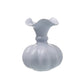 ILary Queen Vaso Smerlato Lucido in Porcellana Fine Ø 11 h 14 cm