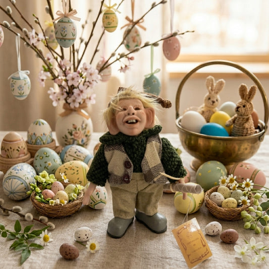 Il Bosco Incantato Sala Gnomi Folletti Collezione H18x10 cm