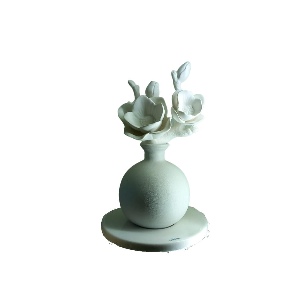 Ilary Queen – Profumatore Elite In Porcellana E Gres Grigio - H.20 Cm  Iq207 G