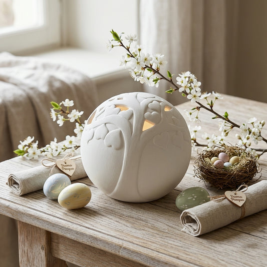 Ilary Queen Albero della Vita Porcellana con LED H 14 cm