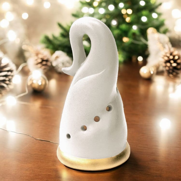 Ilary Queen Cappello Corno Bianco e con Led Interno  IQN808