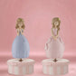 Ilary Queen Damina Porcellana Coroncina Carillon H 16 cm