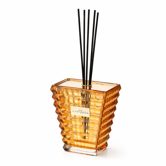 Ilary Queen Diffusore Vetro Ambra Taormina Design 10x13 cm