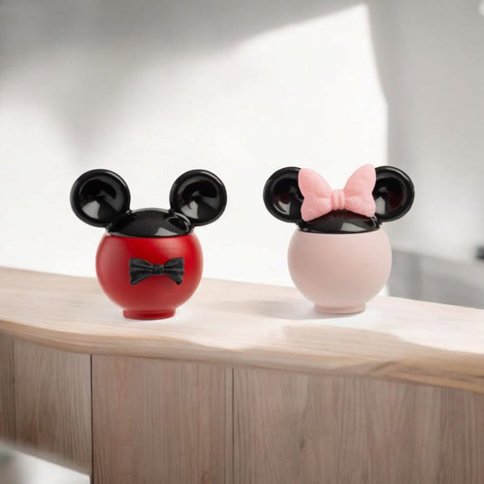 Ilary Queen Porta Candela Topolino & Minnie - Rosso & Rosa