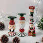 Ilary Queen Porta Candele Santa Claus Babbo Natale in Marmorino