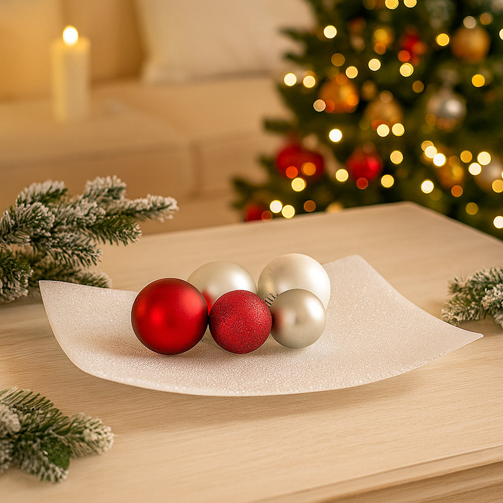 Ilary Queen Portafrutta vetro grande Ø 45 cm