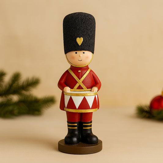 Ilary Queen Schiaccianoci Decorativo Rosso H 18 cm