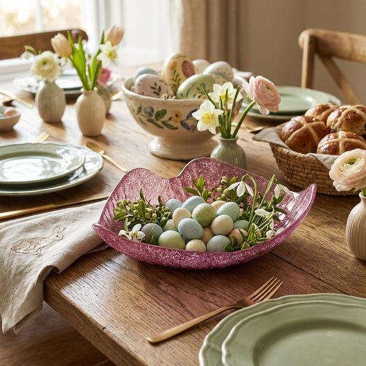 Ilary Queen Svuotatasche Lips Vetro Pop Rosa 17 cm