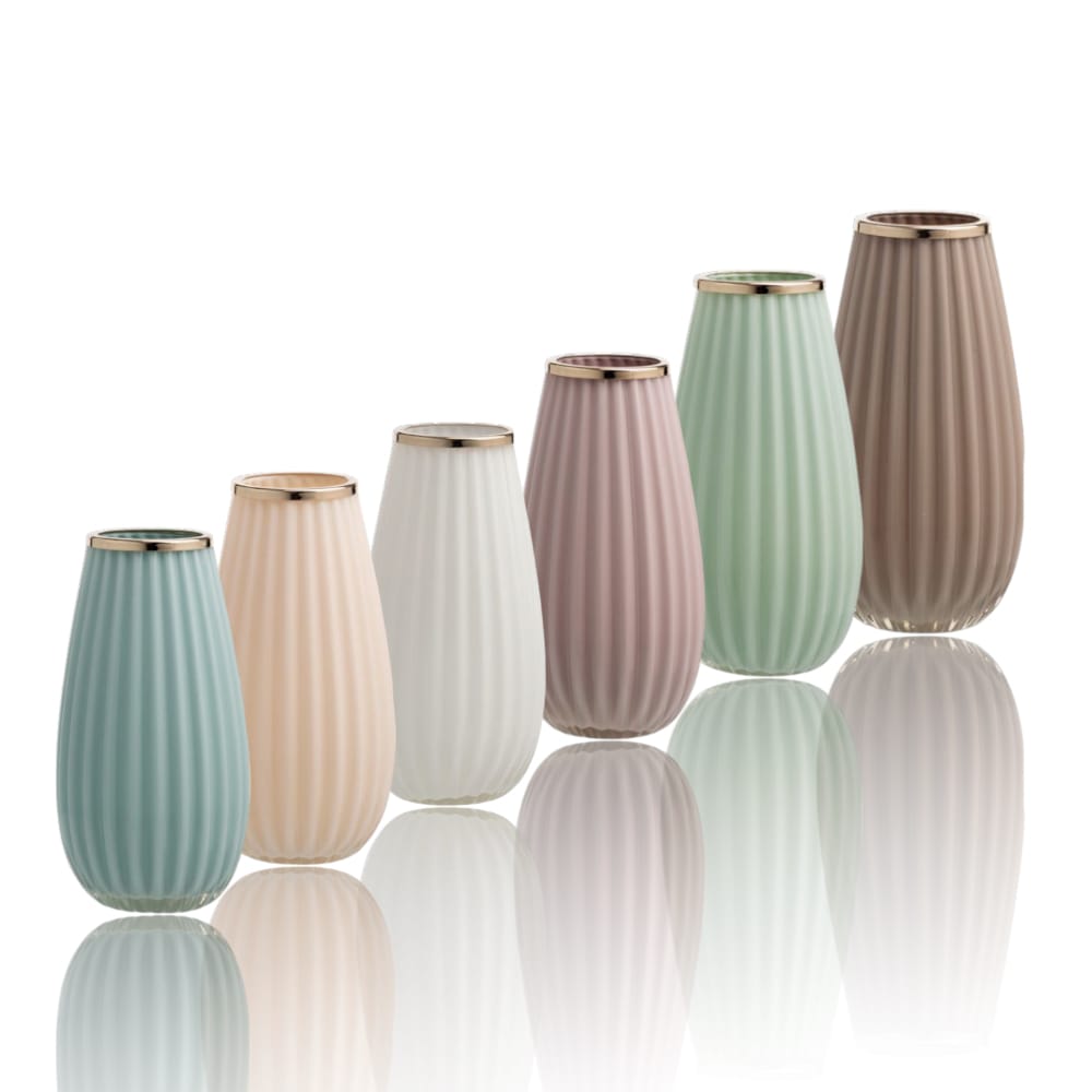 Ilary Queen Vaso Basic in Vetro Colorato H. 19,5/26/37 cm