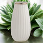 Ilary Queen Vaso Basic in Vetro H. 19,5/26/37 cm Bianco