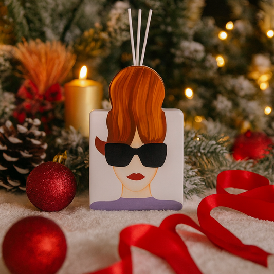 Ilary Queen Vaso Diffusore Fashion Womans Porcellana 12×18 cm