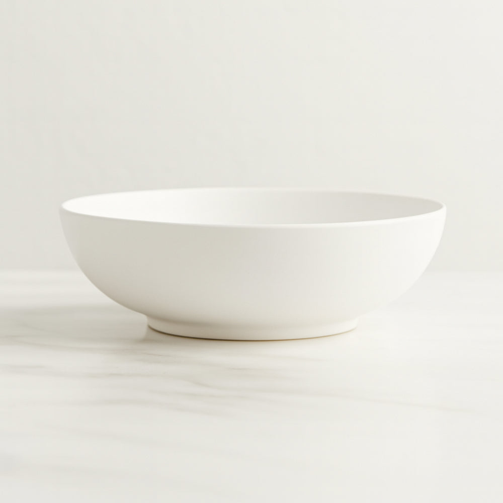 Insalatiera Noritake Colorwave crema e grigio Ø25 cm in stoneware