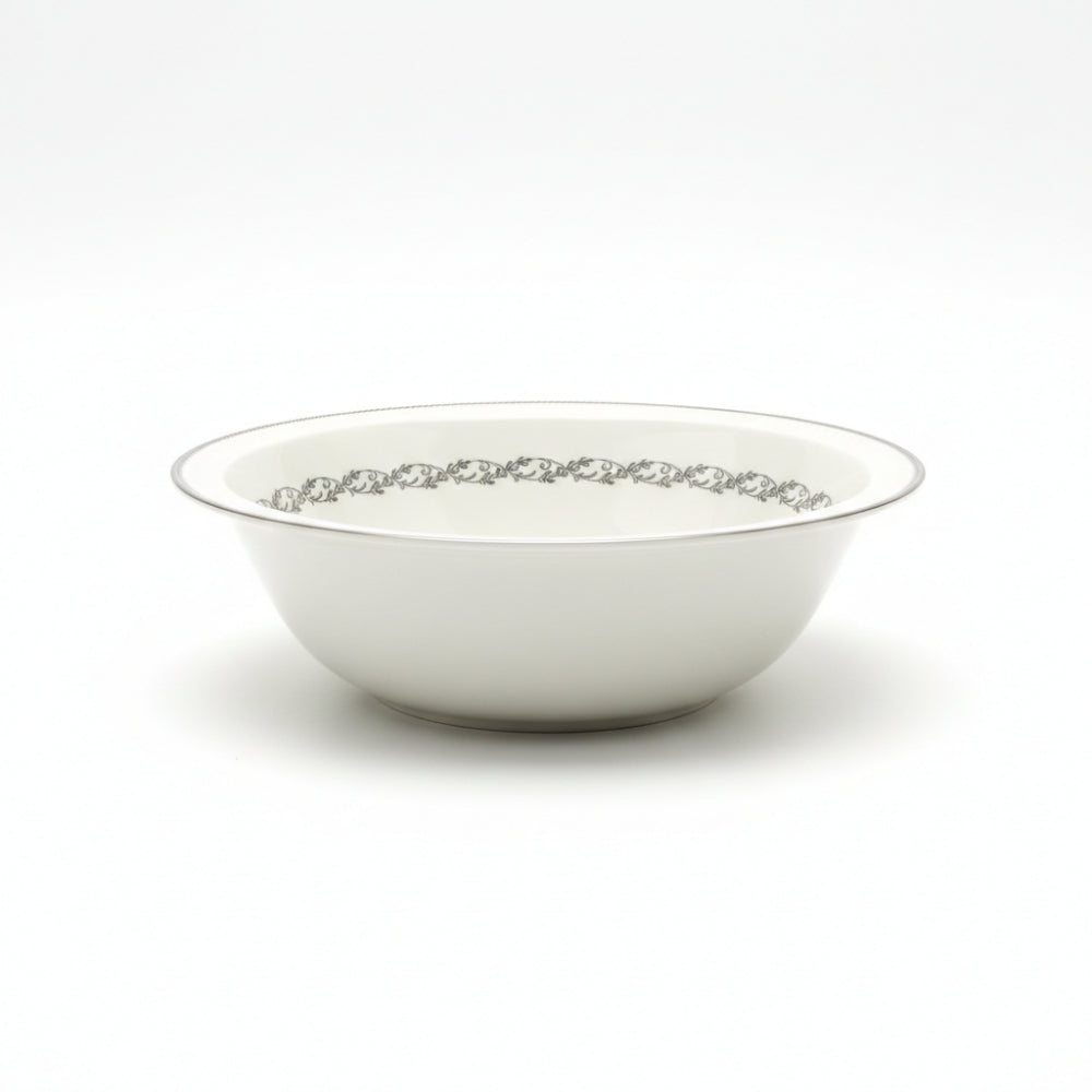 Insalatiera Noritake Westover Platinum porcellana Ø 23 cm H 8 cm