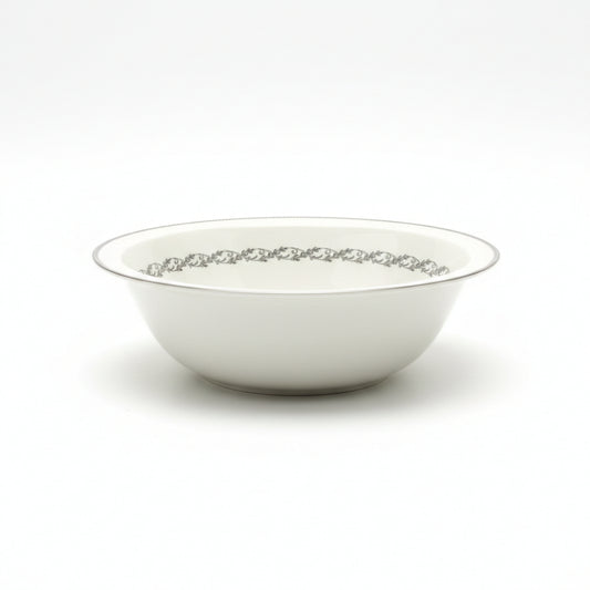 Insalatiera Noritake Westover Platinum porcellana Ø 23 cm H 8 cm