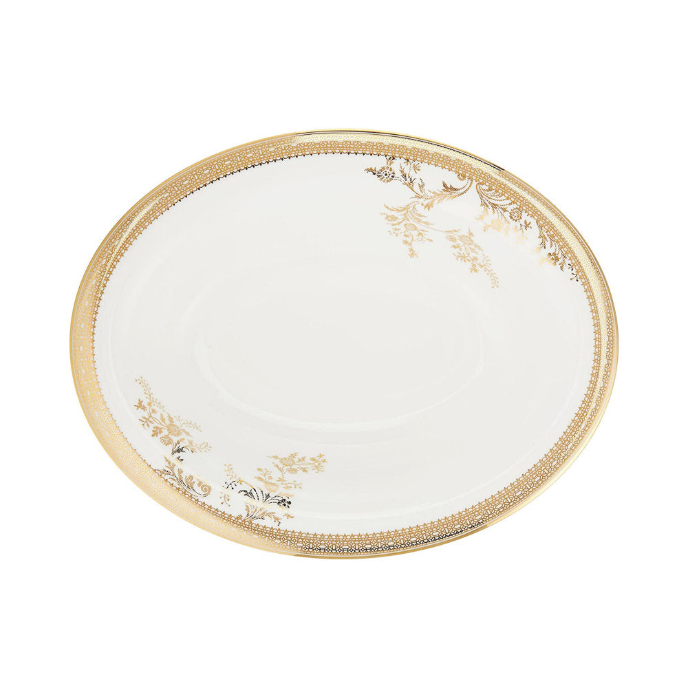Insalatiera Wedgwood Vera Wang Lace Gold in Porcellana Ø25 cm