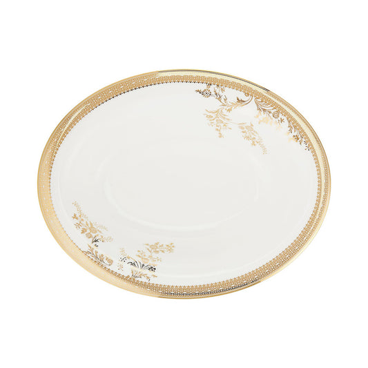 Insalatiera Wedgwood Vera Wang Lace Gold in Porcellana Ø25 cm