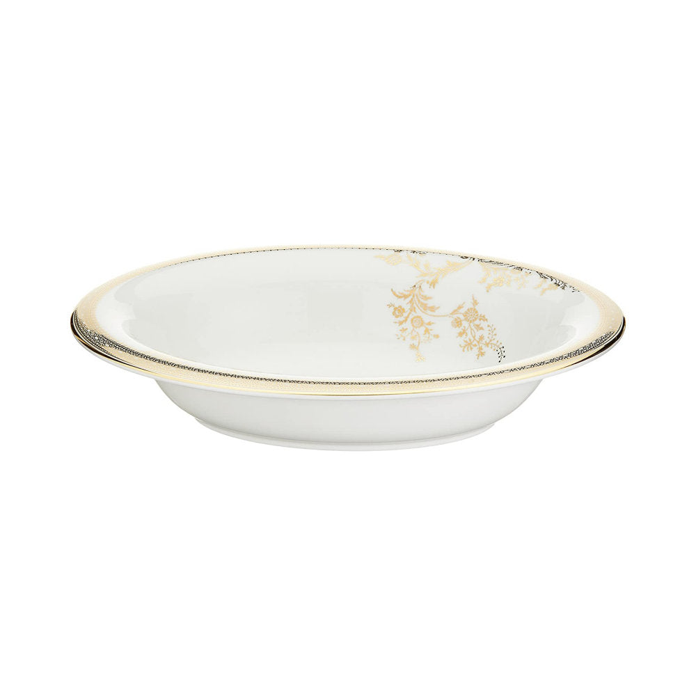 Insalatiera Wedgwood Vera Wang Lace Gold in Porcellana Ø25 cm