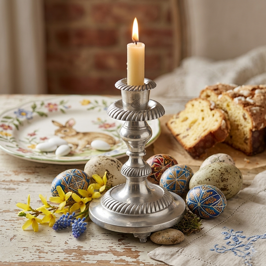 Jordan Portacandele Old Sheffield Anticato 23x16 cm