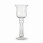 Kaheku Vaso Portacandela in Vetro Trasparente 37x13 cm