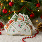 La Galleria Pami porta tovaglioli porcellana decorato rose 16 cm