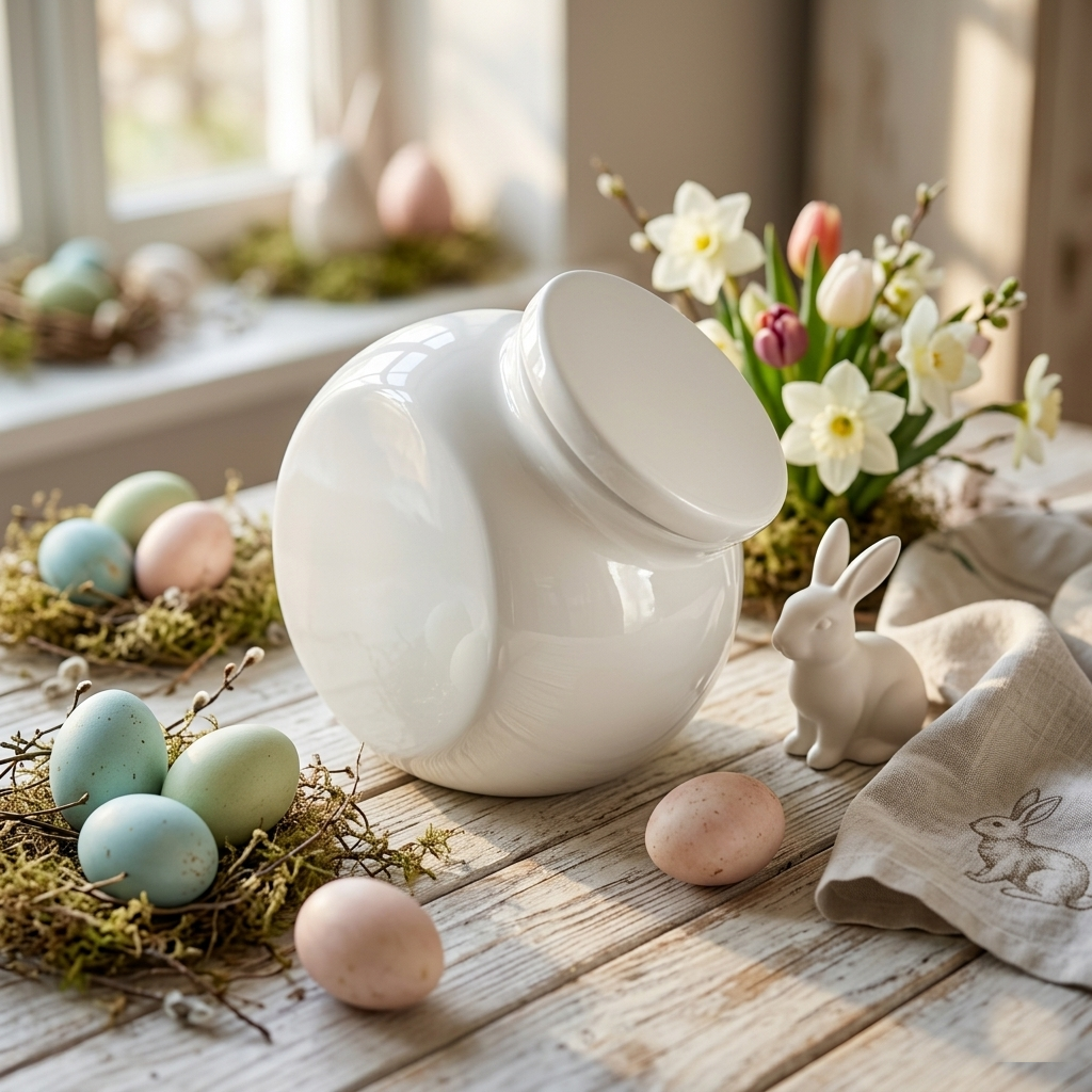 La Porcellana Bianca Biscottiera Ceramica Inclinata 3,5 L