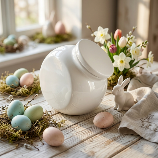 La Porcellana Bianca Biscottiera Ceramica Inclinata 3,5 L