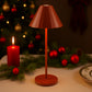 Lampada LED Lucignola Palais Royal in terracotta H35 cm