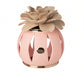  Lampada sfera LED Ilary Queen in ceramica traforata Ø 12x16 cm vari colori rosa