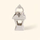 Lanterna Sharon in porcellana Capodimonte H16x9 cm – oggetto decorativo artigianale Made in Italy – Le Favole

