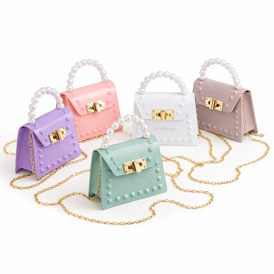 Madrhélen Borsa Silicone con Borchie 15x12 Linea Nexis