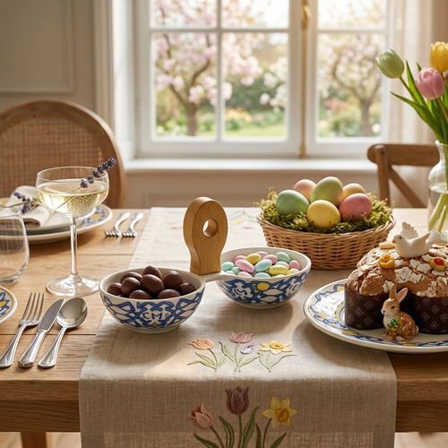 Madrhélen Paris Antipastiera Legno e Porcellana Capri 23x10 cm