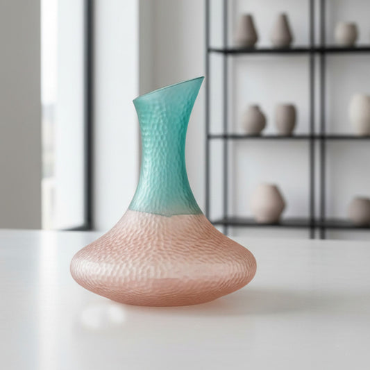 Madrhélen Paris Decanter in Vetro Bubble 1,8 L 24x21 cm Rosa