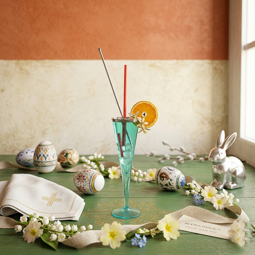 Madrhélen Paris Diffusore Ambiente Flute Cocktail H 23 cm Acquamarina