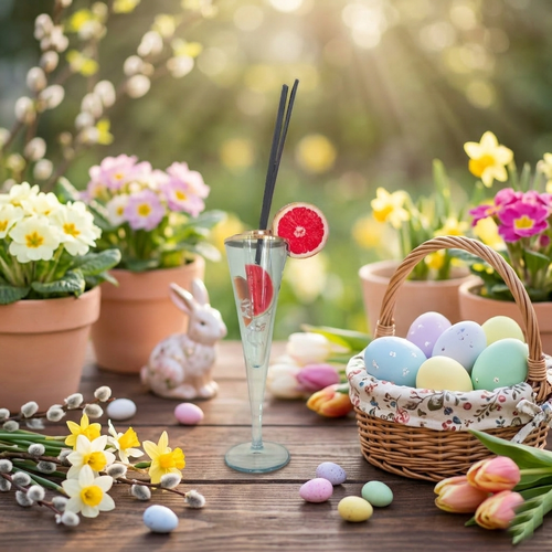 Madrhélen Paris Diffusore Ambiente Flute Cocktail H 23 cm Fumè