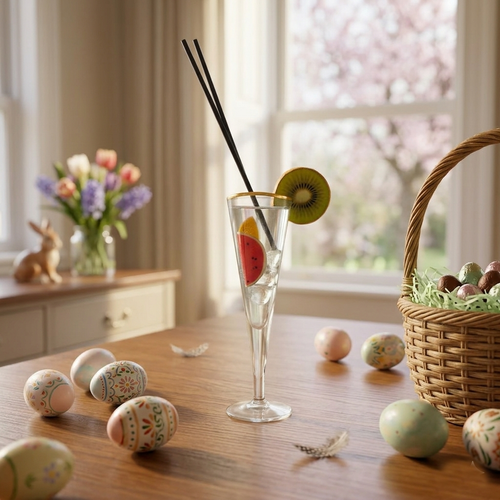 Madrhélen Paris Diffusore Ambiente Flute Cocktail H 23 cm Verde Green