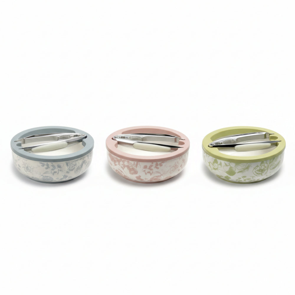 Madrhélen Porta Rompi Noci Ceramica Linea Flora 19x7 cm