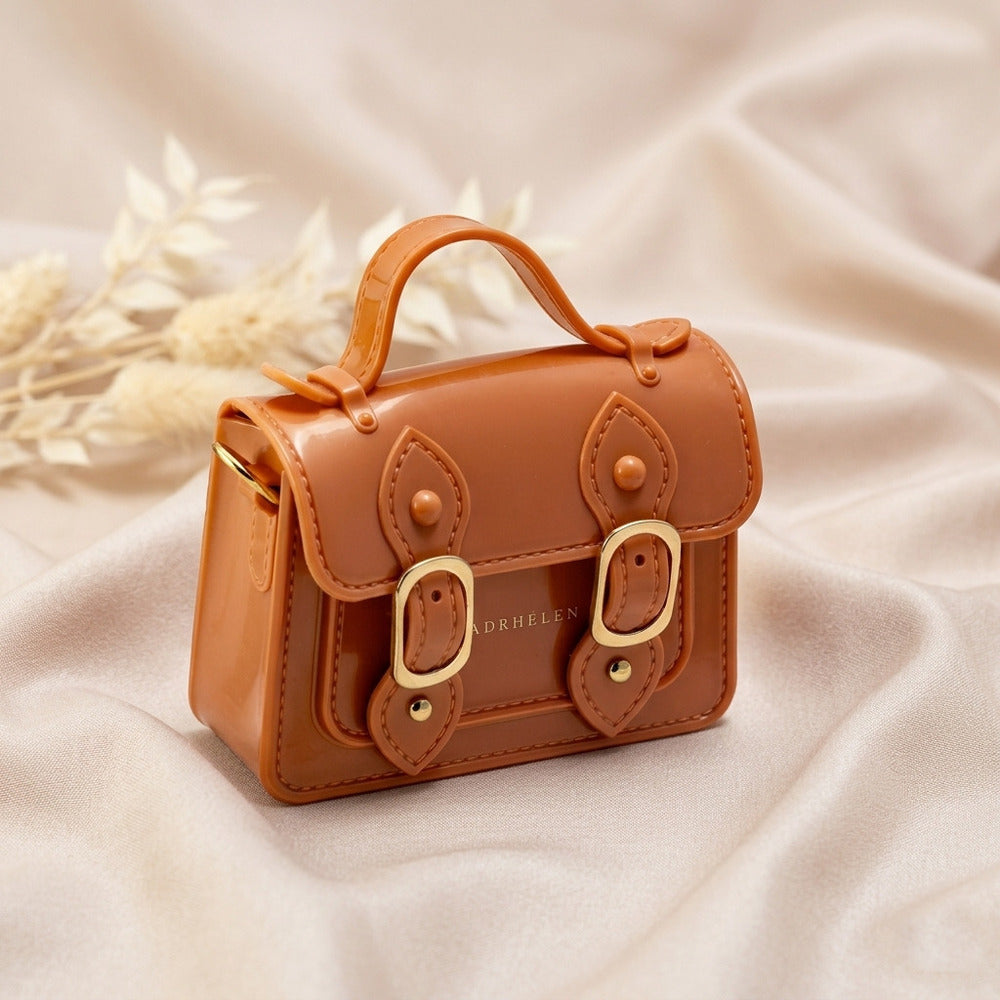 Madrhelen Borsa Lucida con Catena Fashion Bags 12,5x9 cm