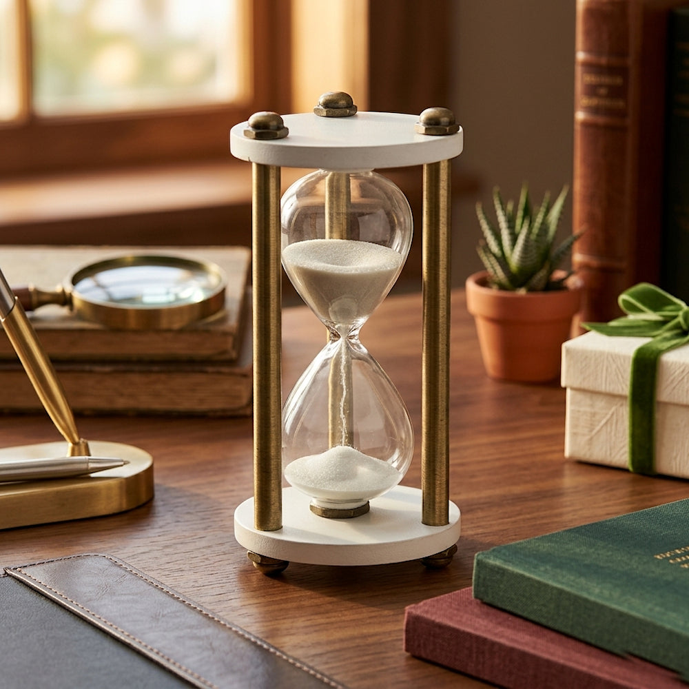 Madrhelen Clessidra con Base Linea Home 7,5x21 Decorativa