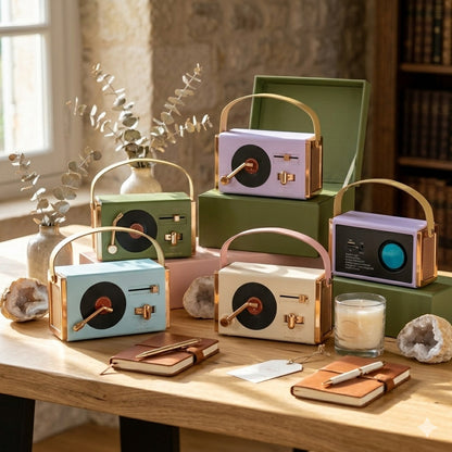 Madrhelen Radio Decorativa Linea Melodia 14x7x8 Design Vintage