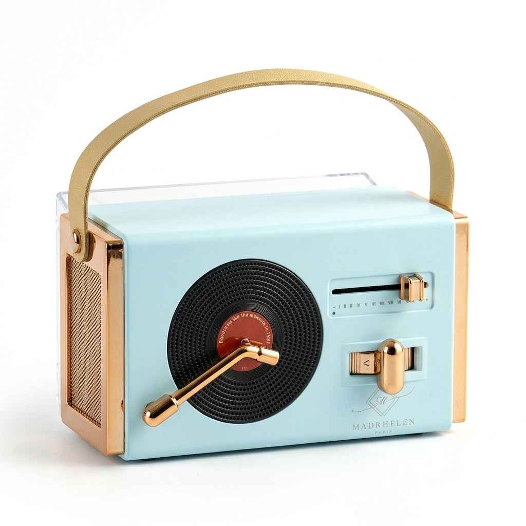 Madrhelen Radio Decorativa Linea Melodia 14x7x8 Design Vintage