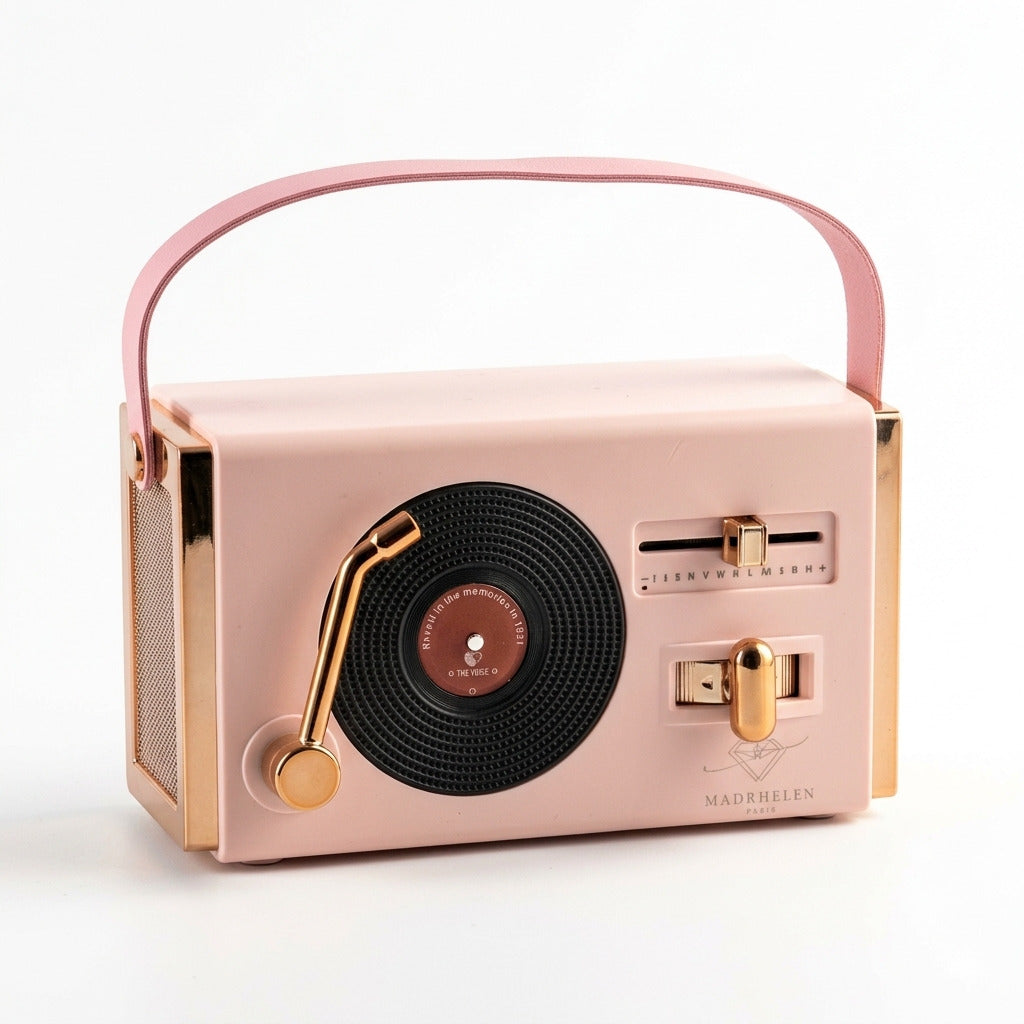 Madrhelen Radio Decorativa Linea Melodia 14x7x8 Design Vintage