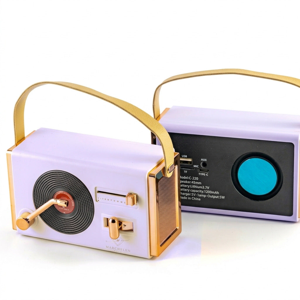 Madrhelen Radio Decorativa Linea Melodia 14x7x8 Design Vintage