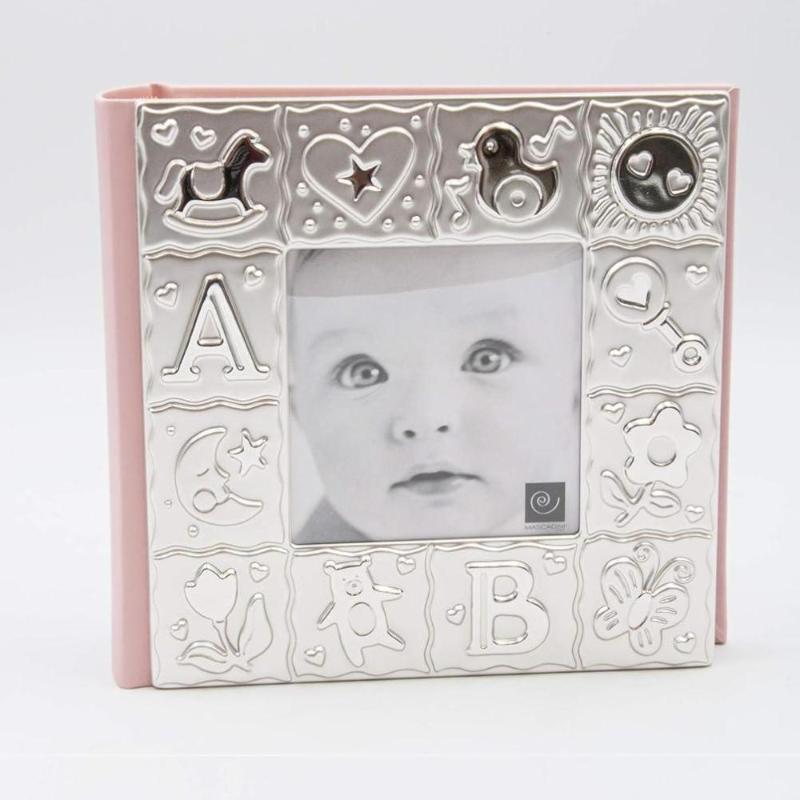Mascagni Album Fotografico 281 ALB Rosa 17,5x19x5,5 cm