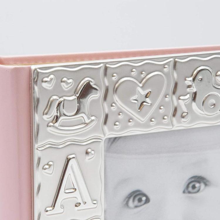 Mascagni Album Fotografico 281 ALB Rosa 17,5x19x5,5 cm