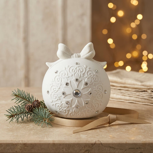 Mascagni Sfera Merry Christmas LED H 15 cm Natale