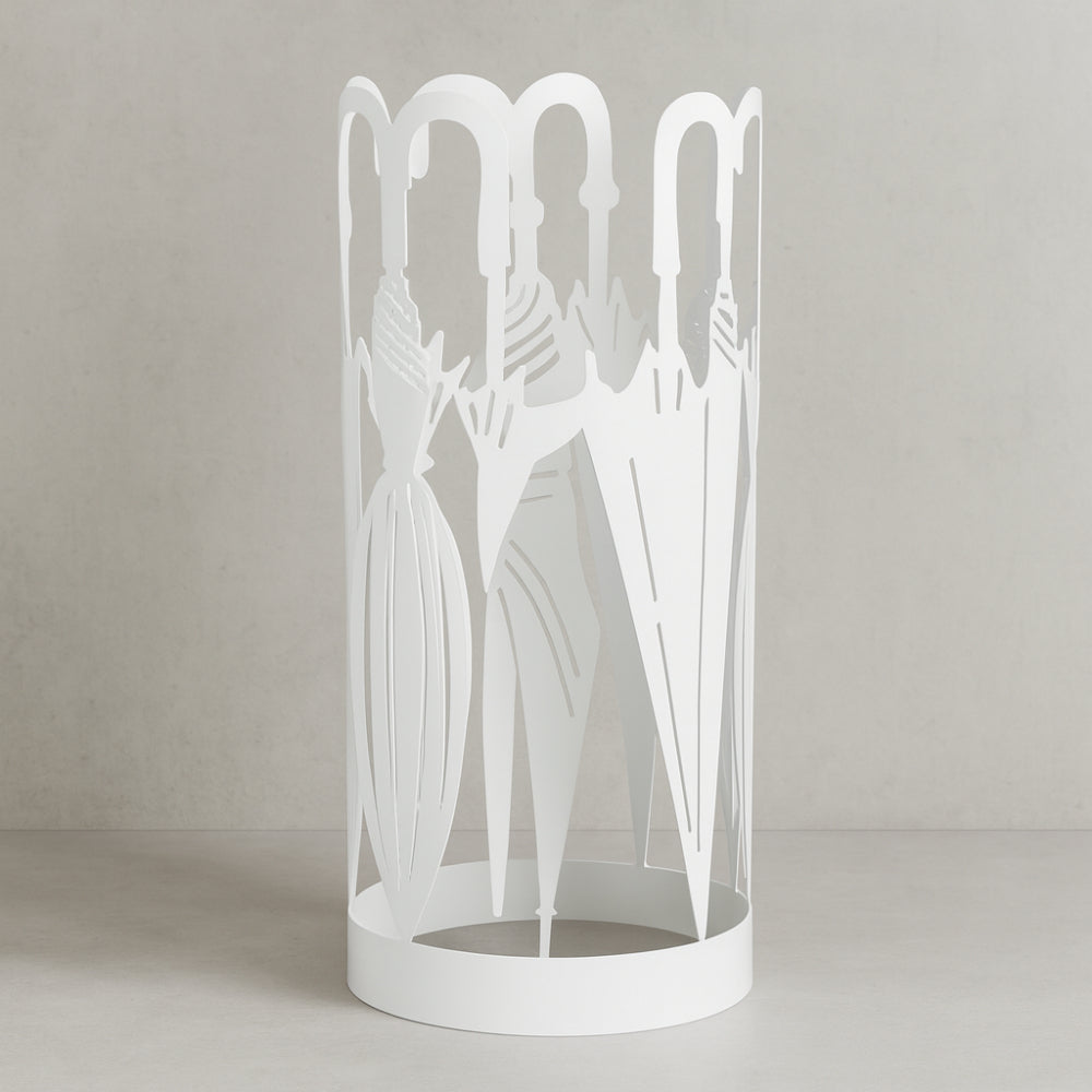 Mascagni portaombrelli metallo bianco Marypop diametro 22 × 52 cm