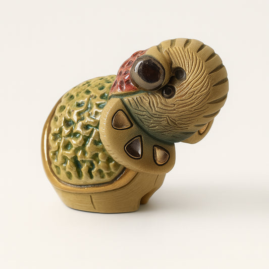 Mini elefante M15 D1927 De Rosa Rinconada in ceramica smaltata 4x4 cm