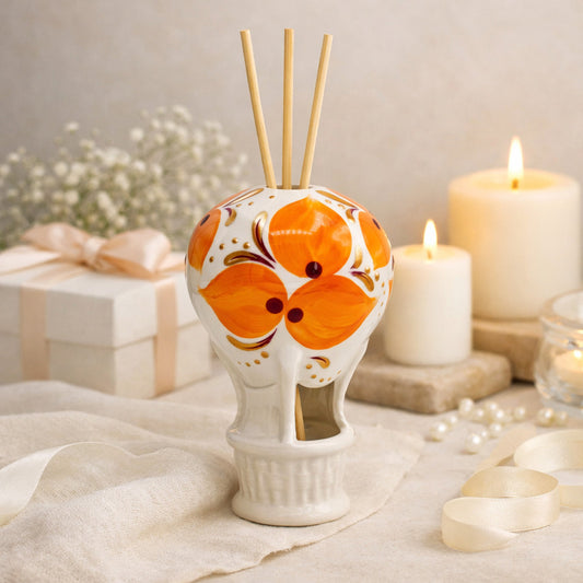 Mongolfiera Diffusore Aromi Sharon Ceramica H15x9 cm 217A